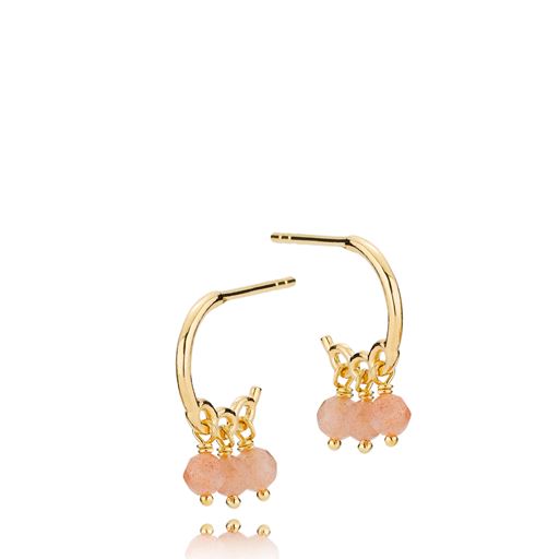 Izabel Camille Majesty Creoler, Peach/Gold Plated