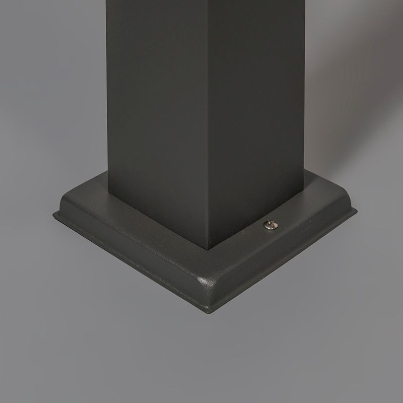 Smart buitenlamp paal donkergrijs 80 cm incl. Wifi P45 - Malios