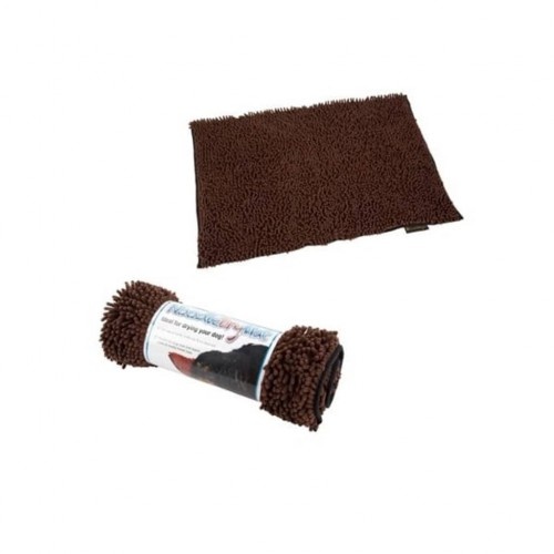 Tapete marrom para cães, ideal para casa e carro.