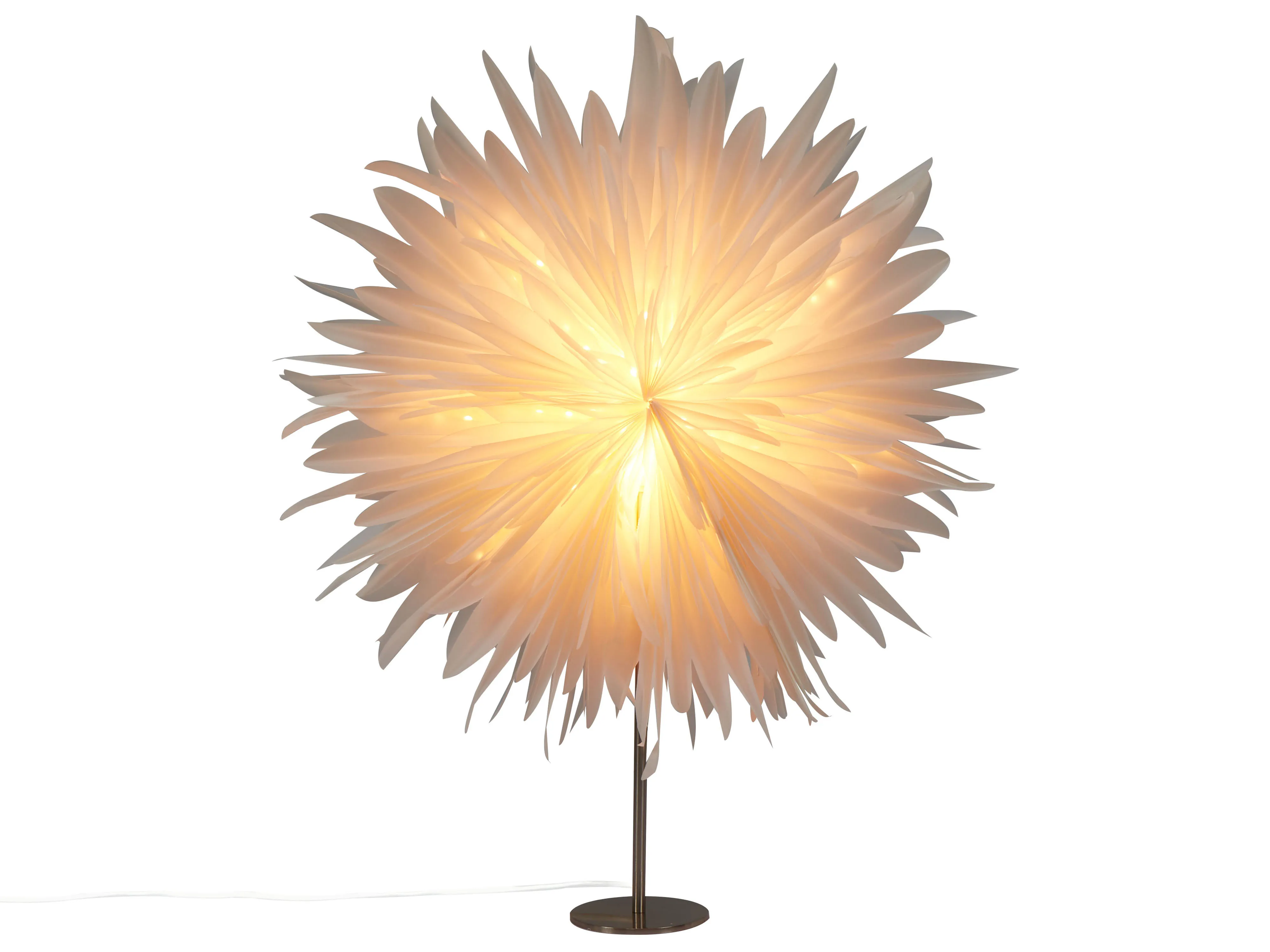 Kerstdecoratie Tafellamp SATOPANTH Ster 70 cm Wit