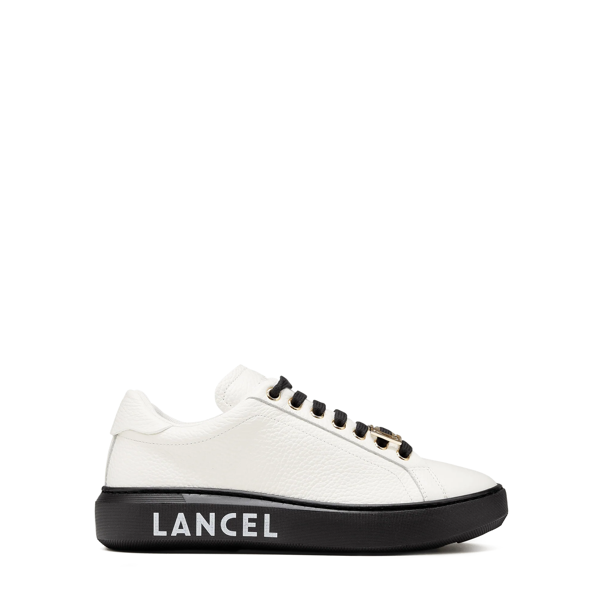 Baskets Signature de Lancel-Noir/Neige