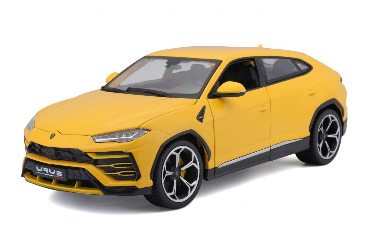 Lamborghini Urus Gelb 1:18Sammlermodell im Massstab 1:18