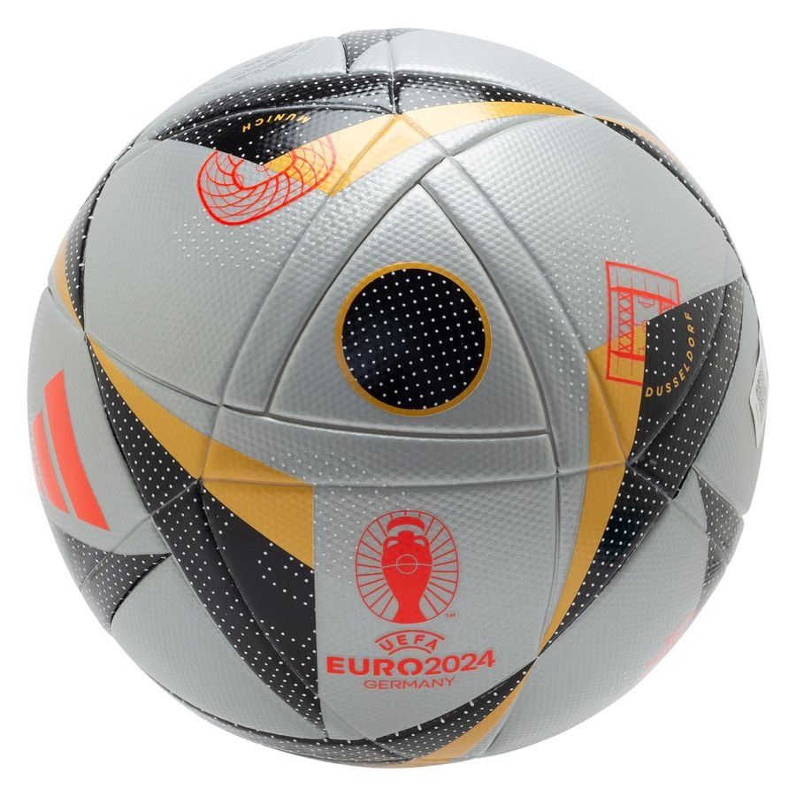 adidas Ballon FUSSBALLLIEBE League Finale EURO 2024 - Argenté/Doré/Noir