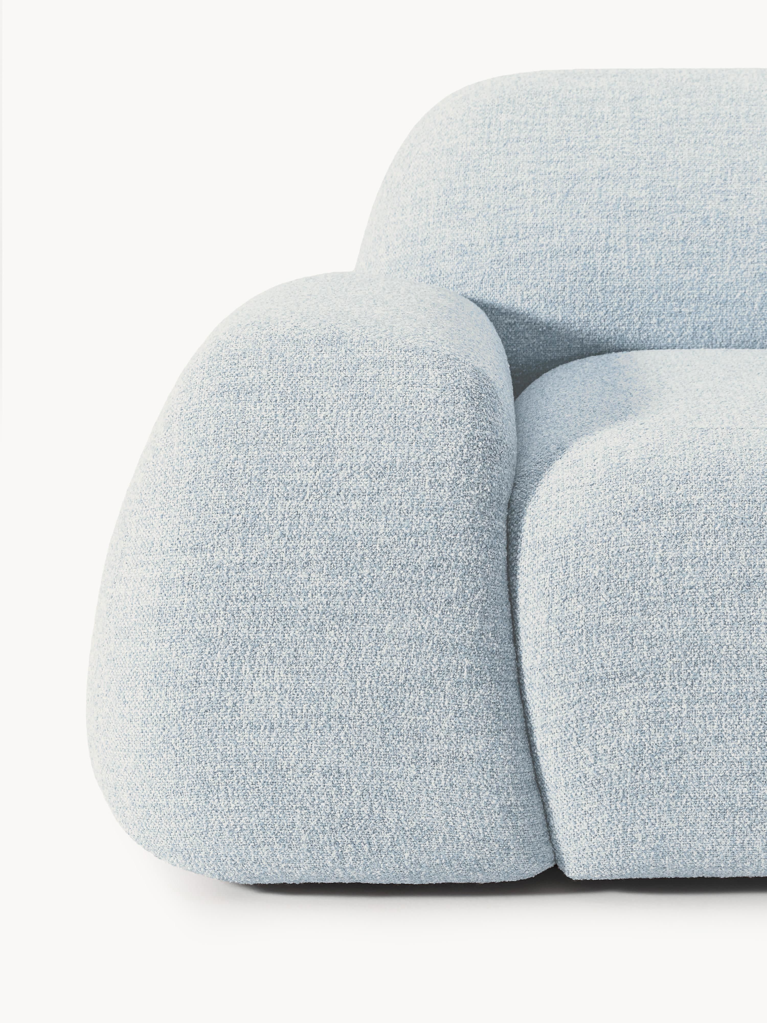 Bouclé loungefauteuil Wolke