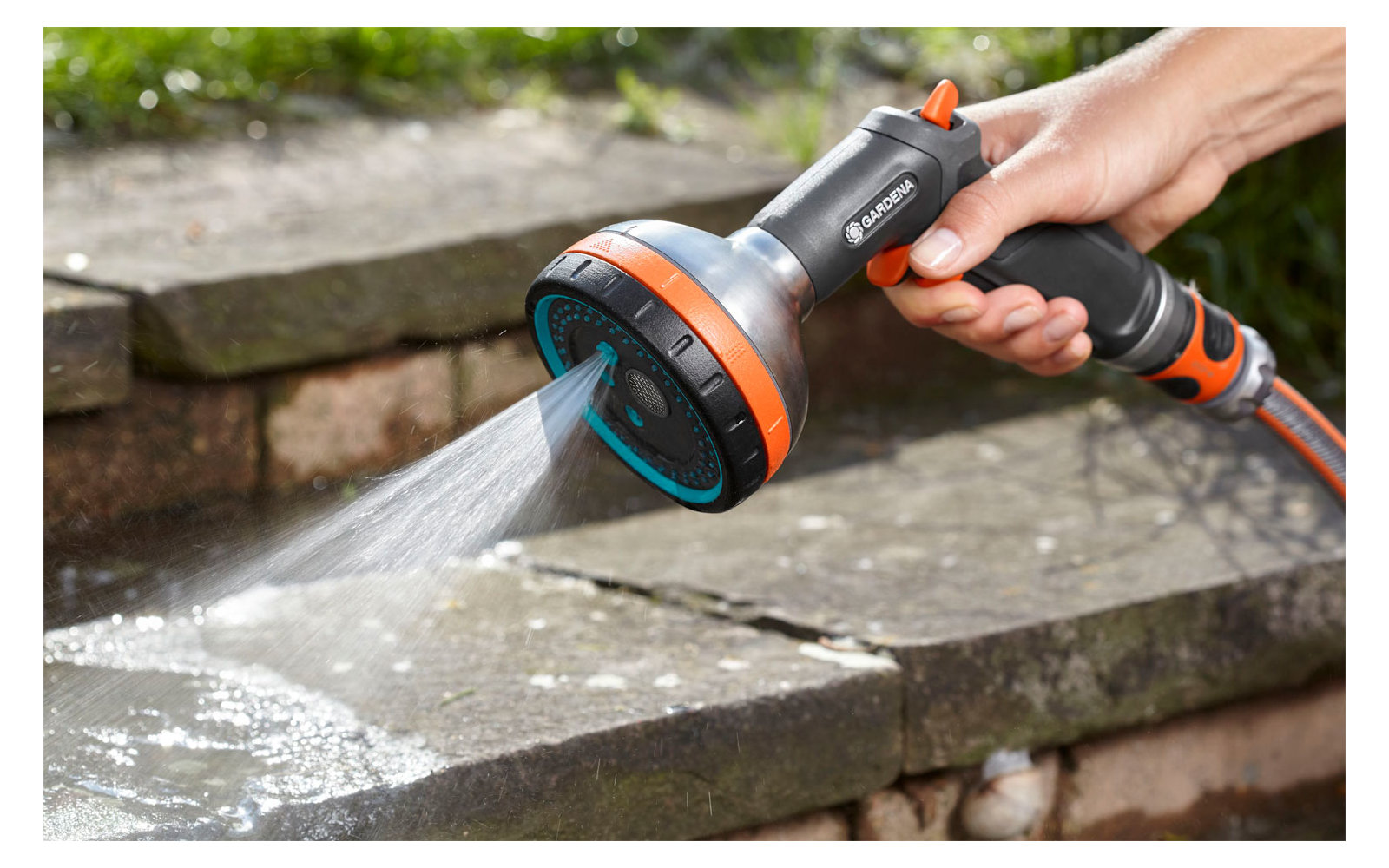 Gardena Premium Multibrause für Gartenschläuche / Schlauchtrommeln