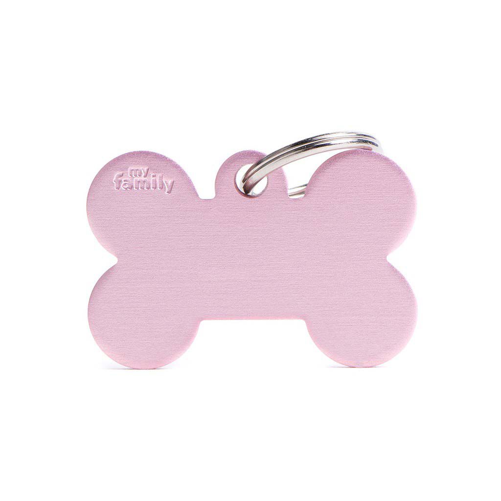My Family Bot - Hondenpenning - roze - L