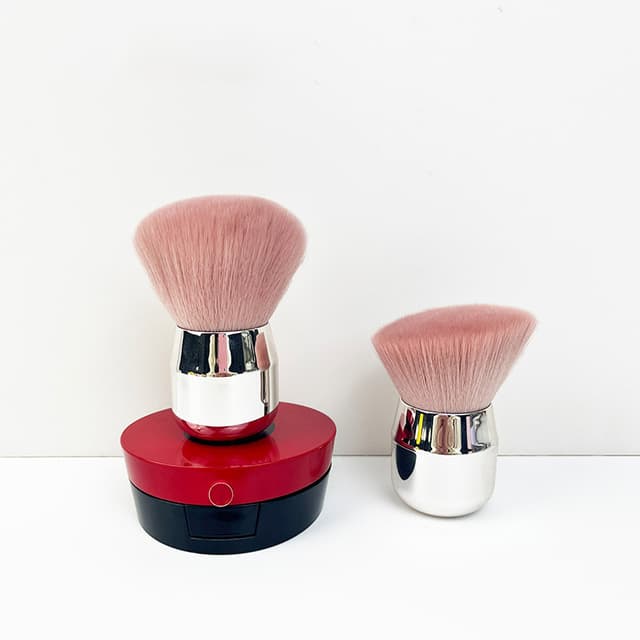 Makeup børste med rundt hoved Lyserød