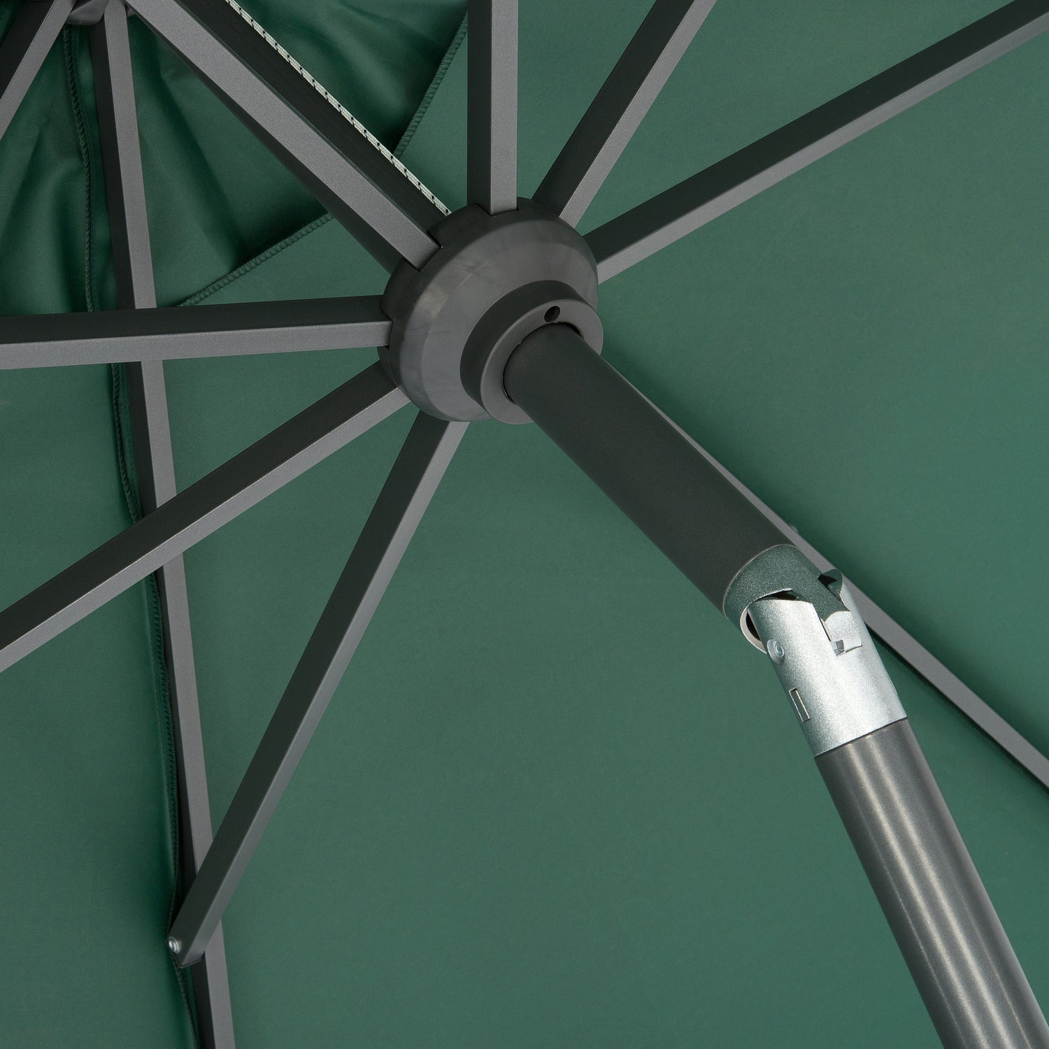 Intratuin parasol Trinidad groen 80+UV D 250 cm