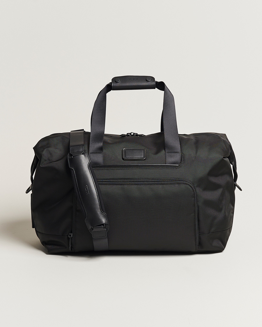 TUMI Alpha 3 Double Expansion Satchel Black