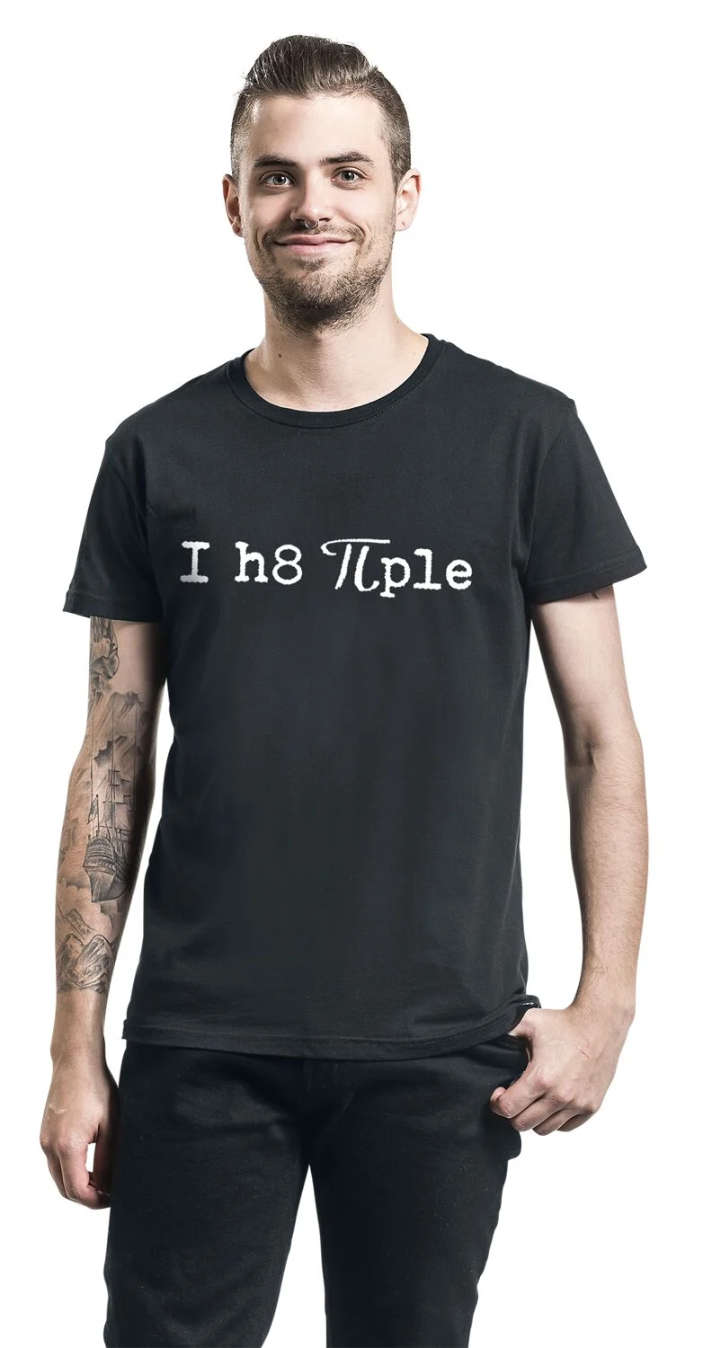 I Hate People | Slogans T-Shirt Manches courtes