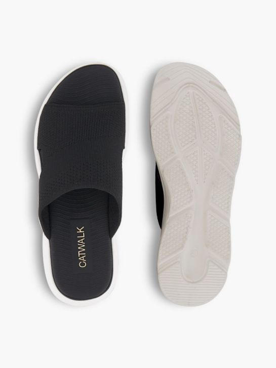Catwalk Pantolette Schwarz