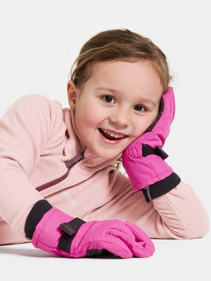 Didriksons Biggles Hansker, Plastic Pink