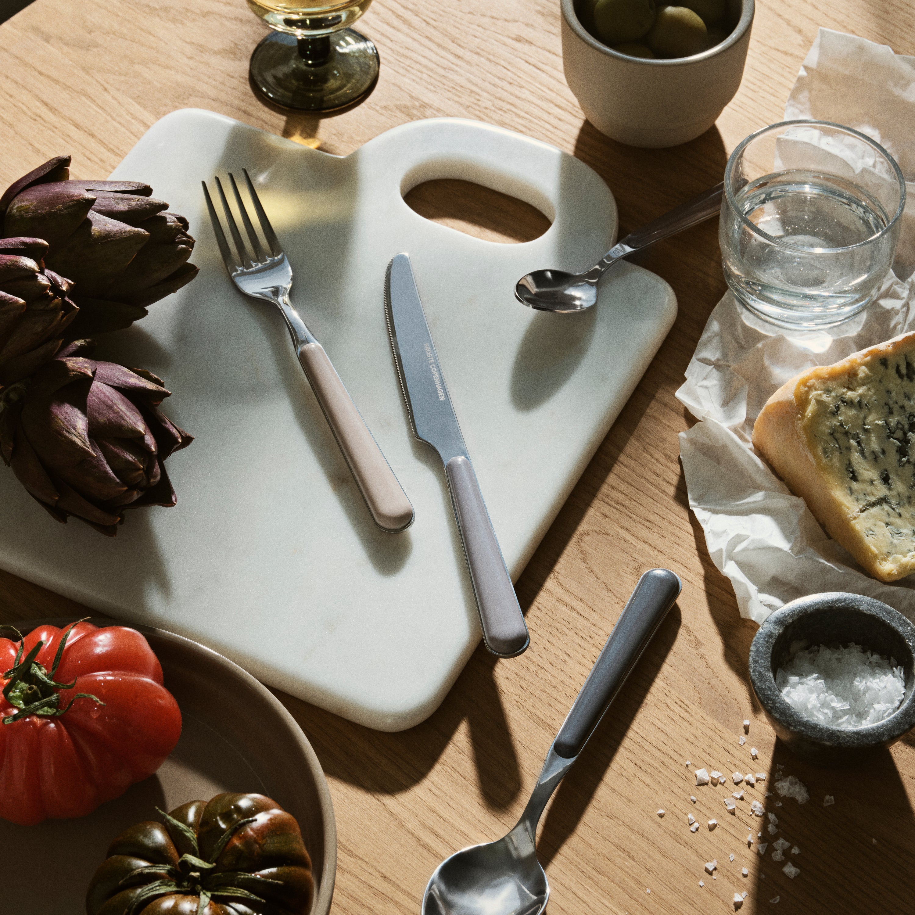 Broste Copenhagen Marstal Bestekset 8-delig - Grey Tones