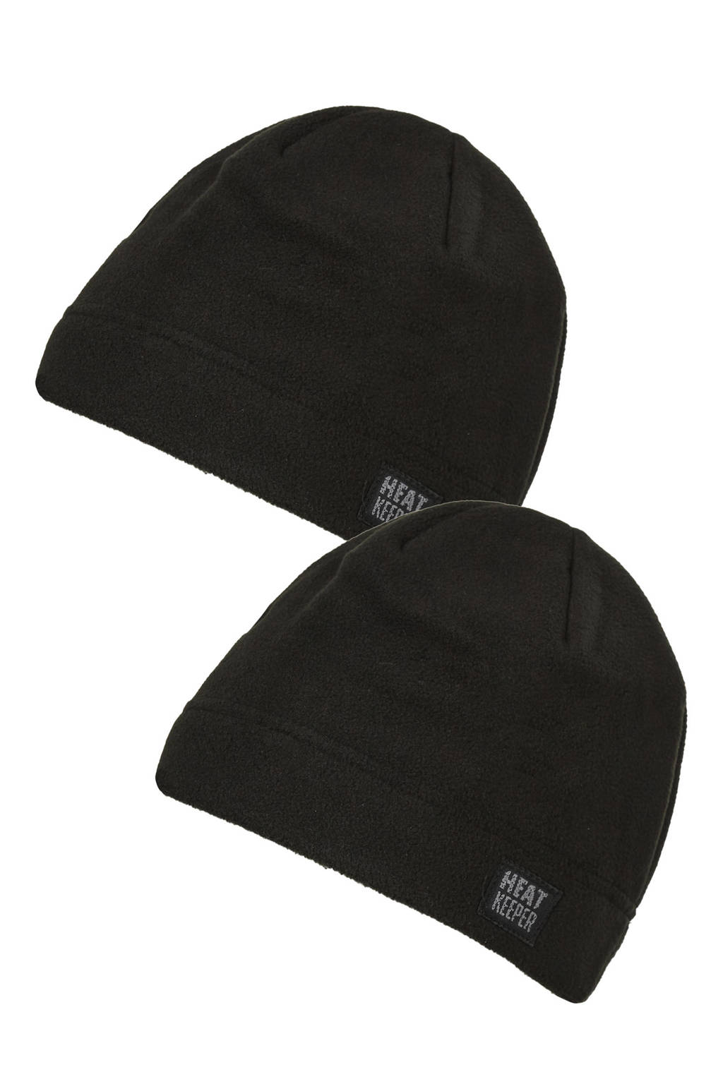 Heatkeeper thermo muts - set van 2 zwart