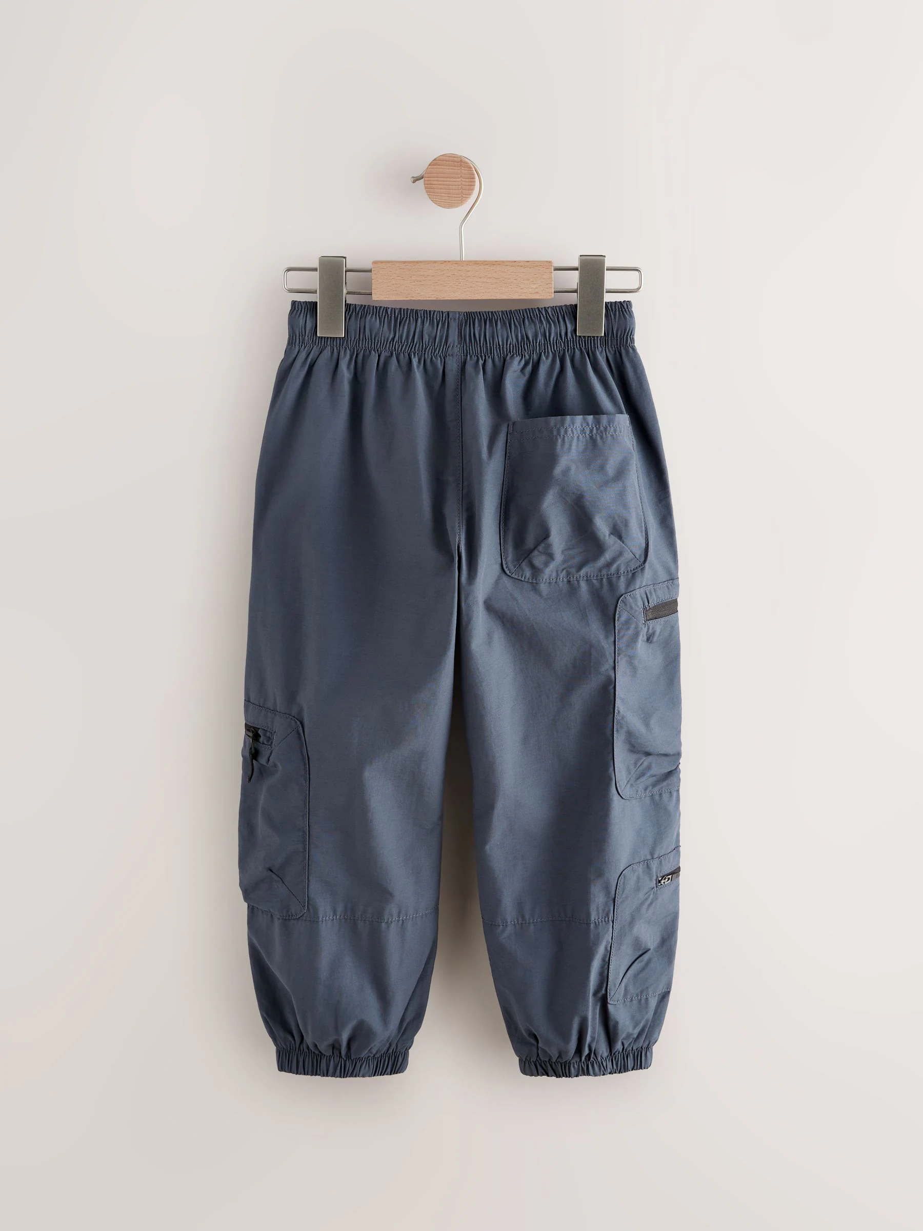 Blauw - Cargo broek met ritszak (3-16jr)