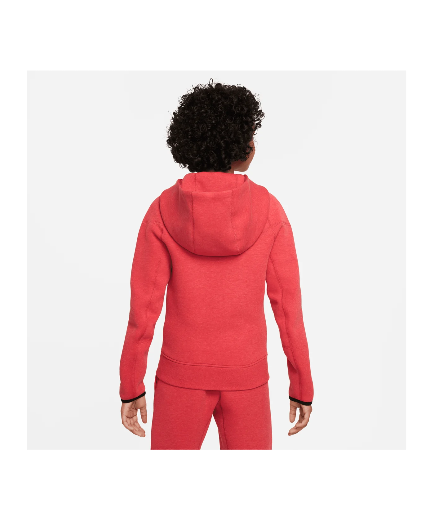 Nike Tech Fleece Jacke Kids Rot Schwarz F672