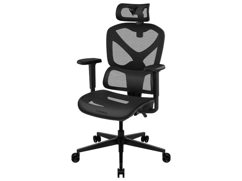 ThunderX3 Bürostuhl YTC-Mesh Schwarz Ergonomischer Bürostuhl