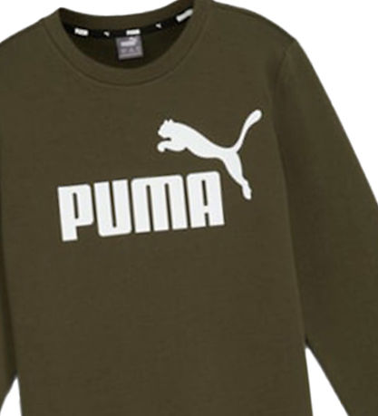 Puma Sweats?t - Logo - Dark Olive/Sort