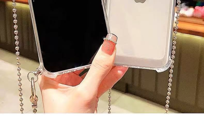 Tondephiry - Telefoonhoesje met bandje - iPhone 16, 16 Pro, 16 Pro Max, 15, 15 Pro, 15 Pro Max, 14, 14 Pro, 14 Pro Max, 13, 13 Pro, 13 Pro Max, 12, 12 Pro, 12 Pro Max, 11, 11 Pro Max