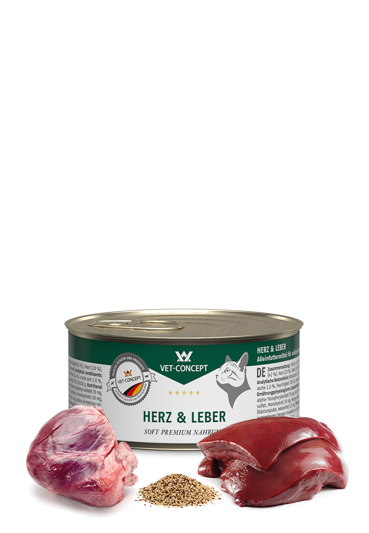 Katzenmenü Herz & Leber