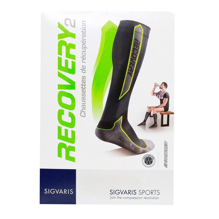 Recovery 2 chaussettes récupération taille S rose
