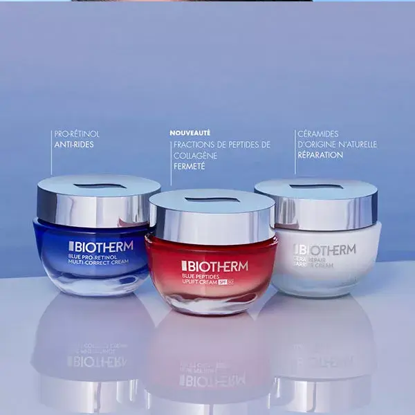 Creme Anti-Idade e Firmador Biotherm Blue Peptides Uplift FPS 30 50ml