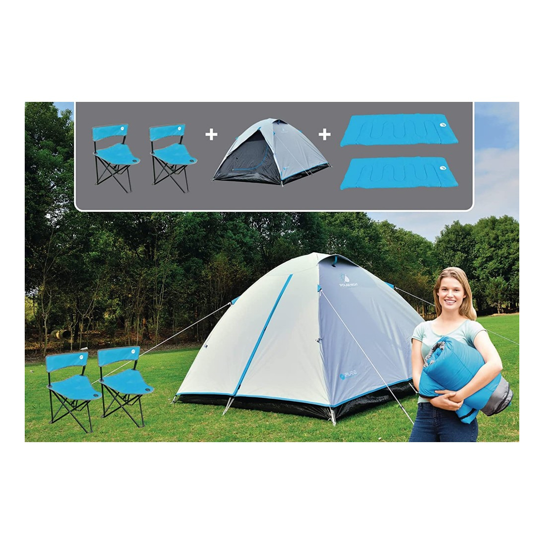 PURE 4Fun Camping-Set für 2 Personen