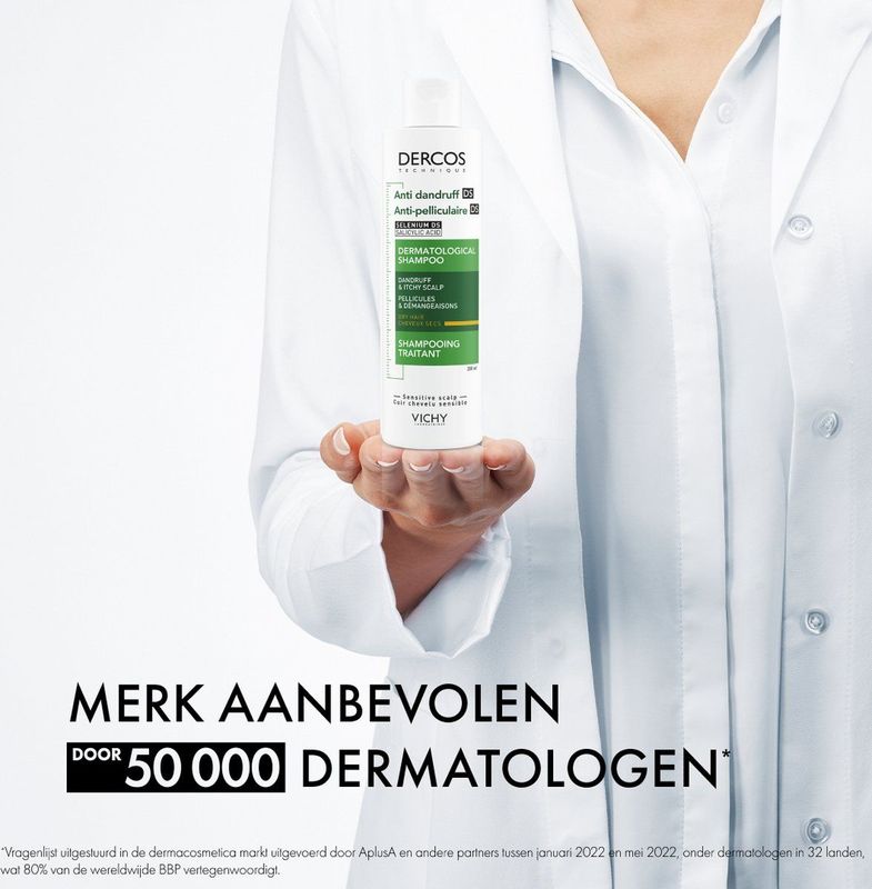 Vichy Dercos Anti-Roos Shampoo - Droog Haar - 200ml