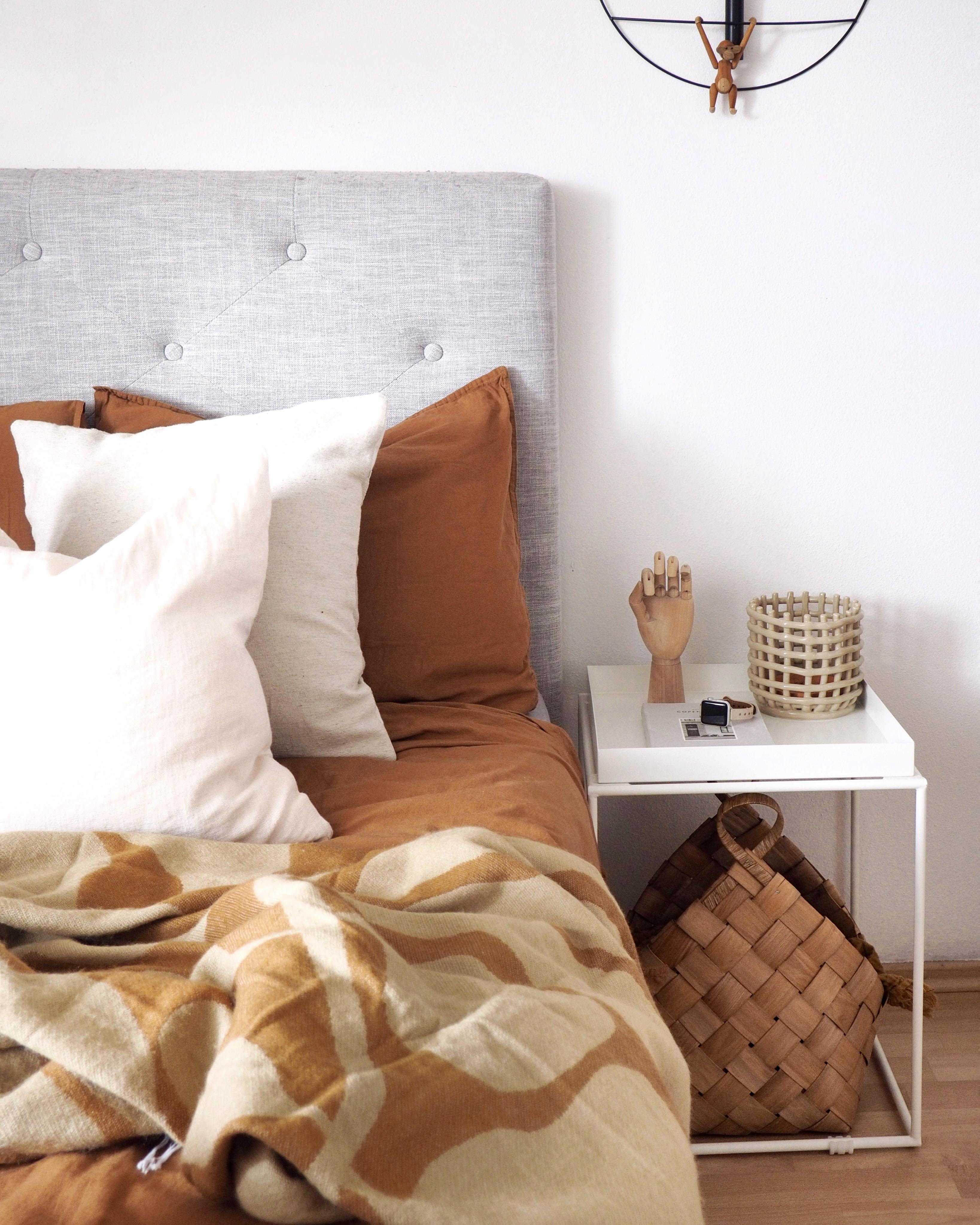 Plaid BANGRE 130 x 170 cm Oranje