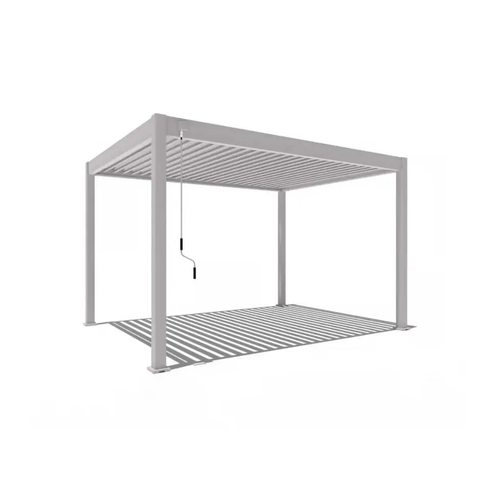 Orion Deluxe terrasoverkapping 300 x 400 cm lichtgrijs