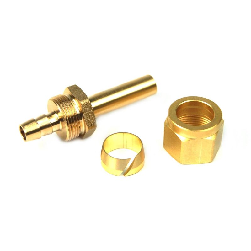 DREHMEISTER Fitting Set 8mm (Rohrstutzen, Überwurfmutter, Schneidring)