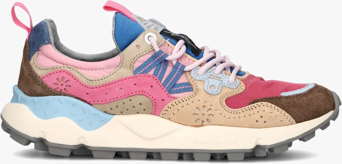 FLOWER MOUNTAIN roze flower mountain lage sneakers yamano 3 woman
