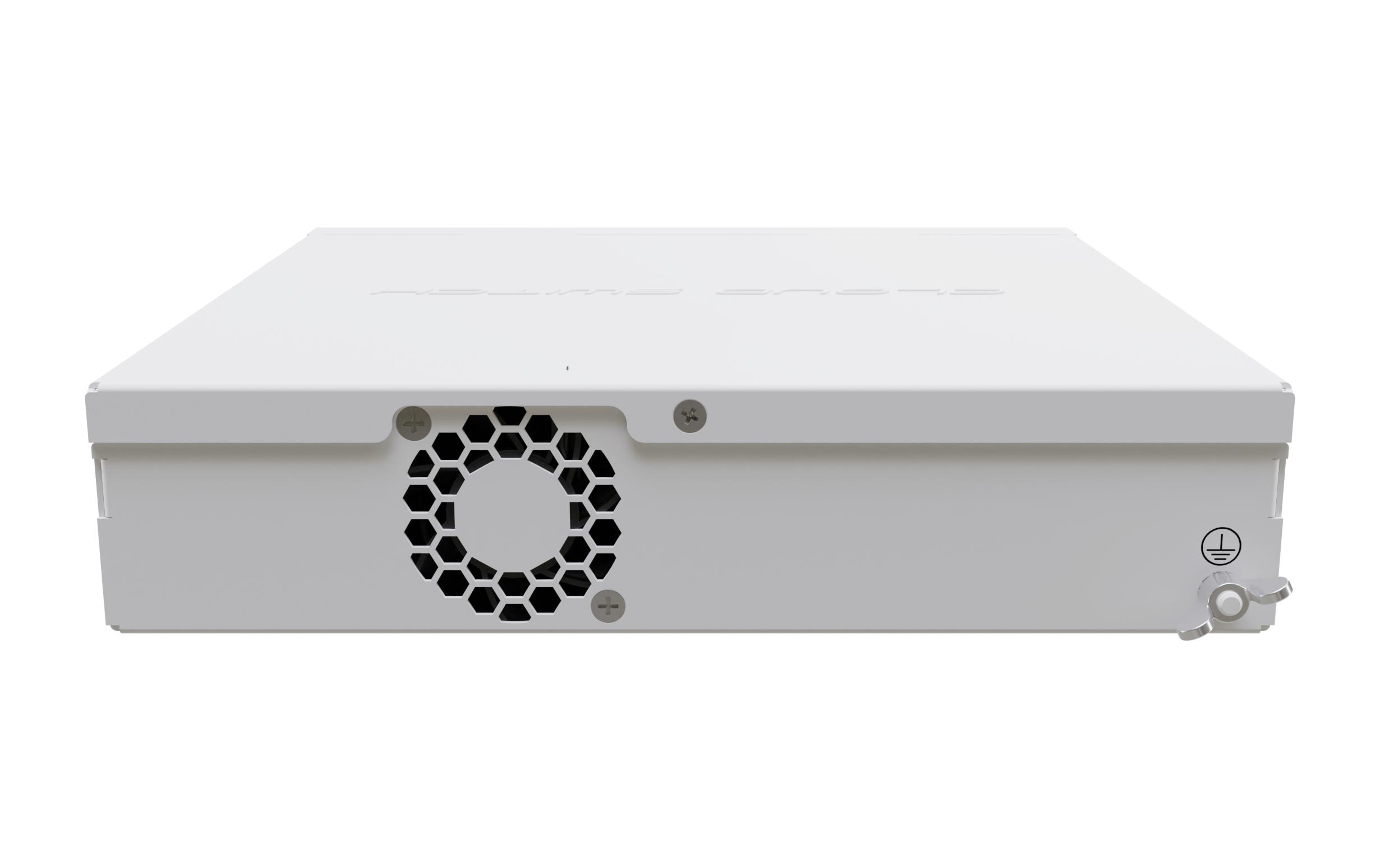 Switch CRS310-8G+2S+IN 10 Port<br>Nutzen Sie die Vorteile der schnellen 2.5/10 Gigabit Combo und werten Sie Ihren Arbeitsbereich auf
