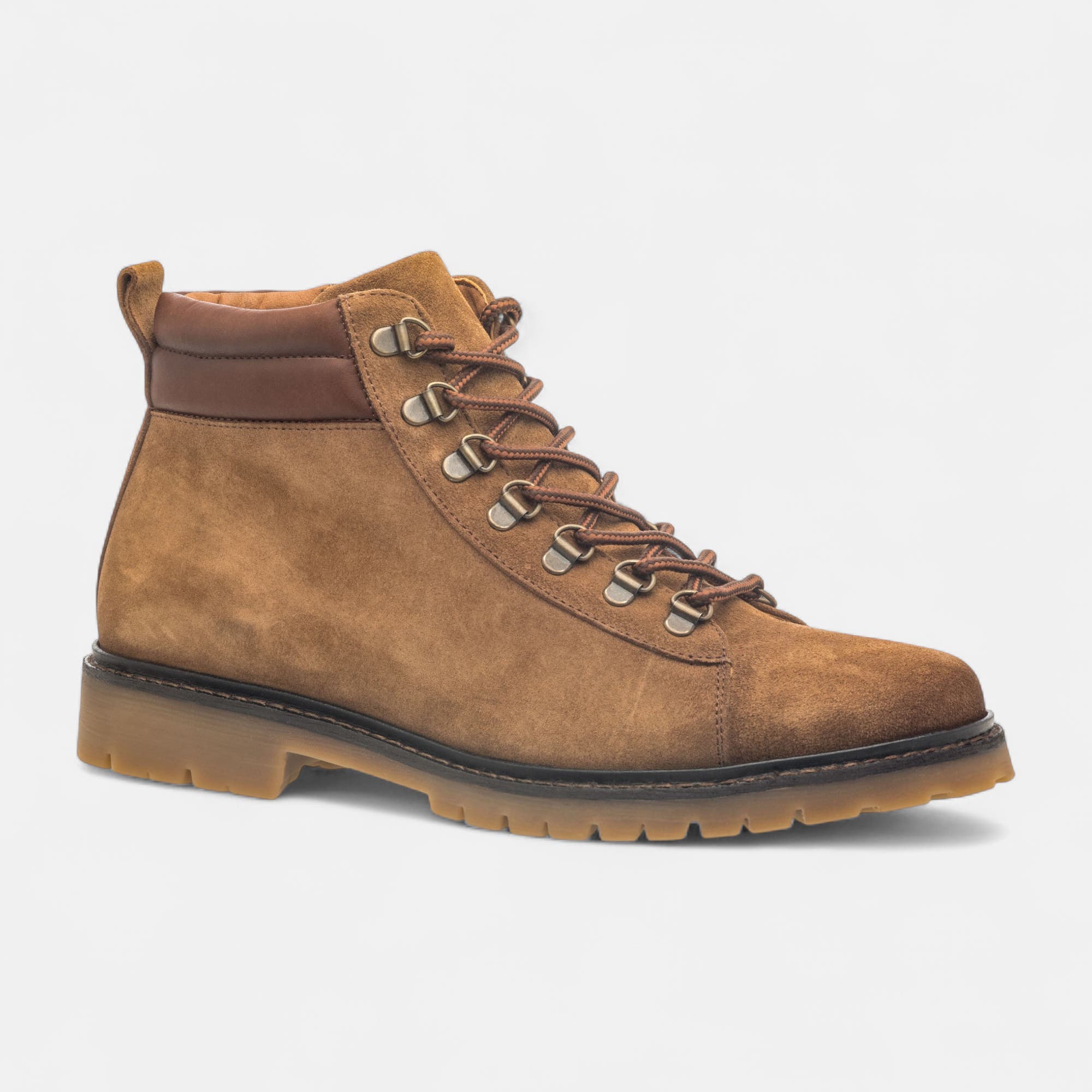 Boots Homme en cuir camel