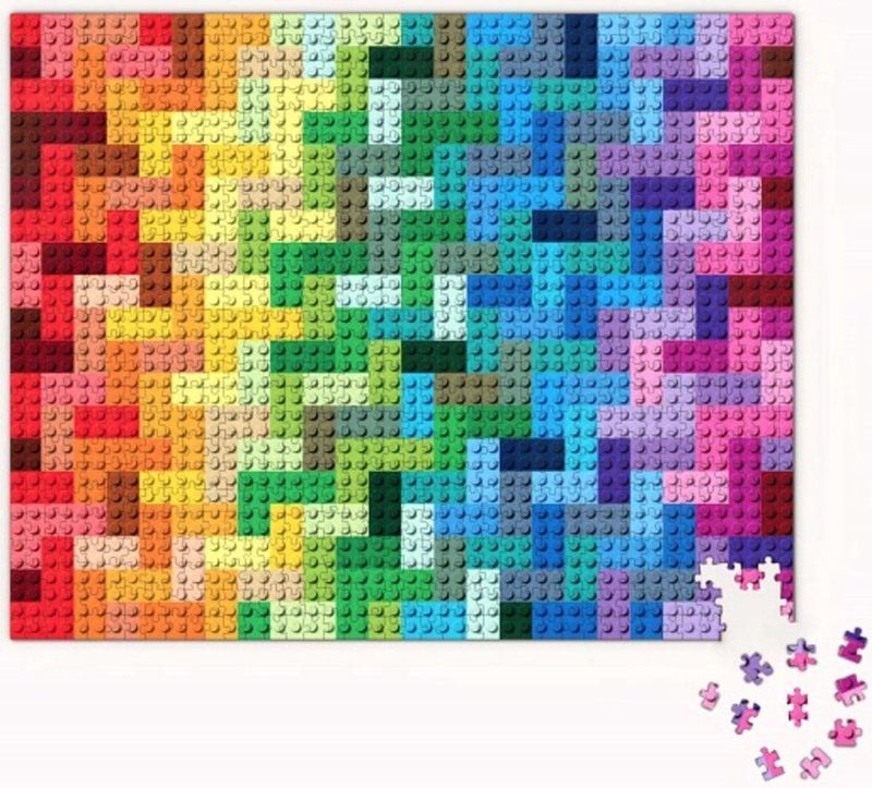LEGO Regenboogstenenpuzzel 1000 stukjes