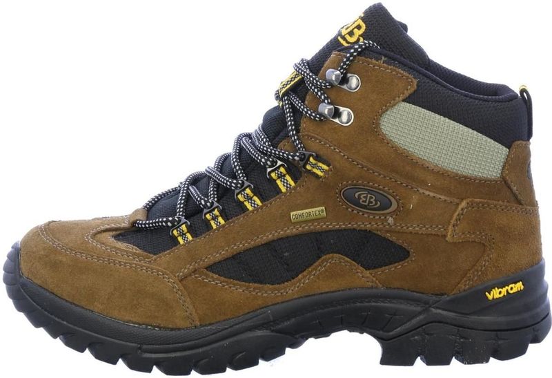 Brütting - 221001 - Wandelschoenen - Bruin - Suède met Nylon Inzetstukken