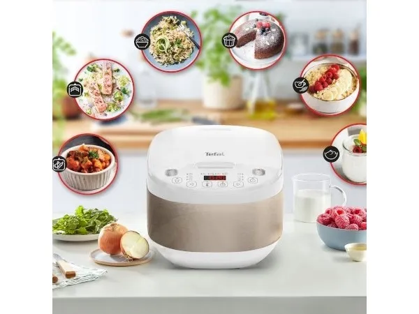 TEFAL | Multifunktionel gryde | RK622130 | 4 L | Antal programmer 12 | Hvid