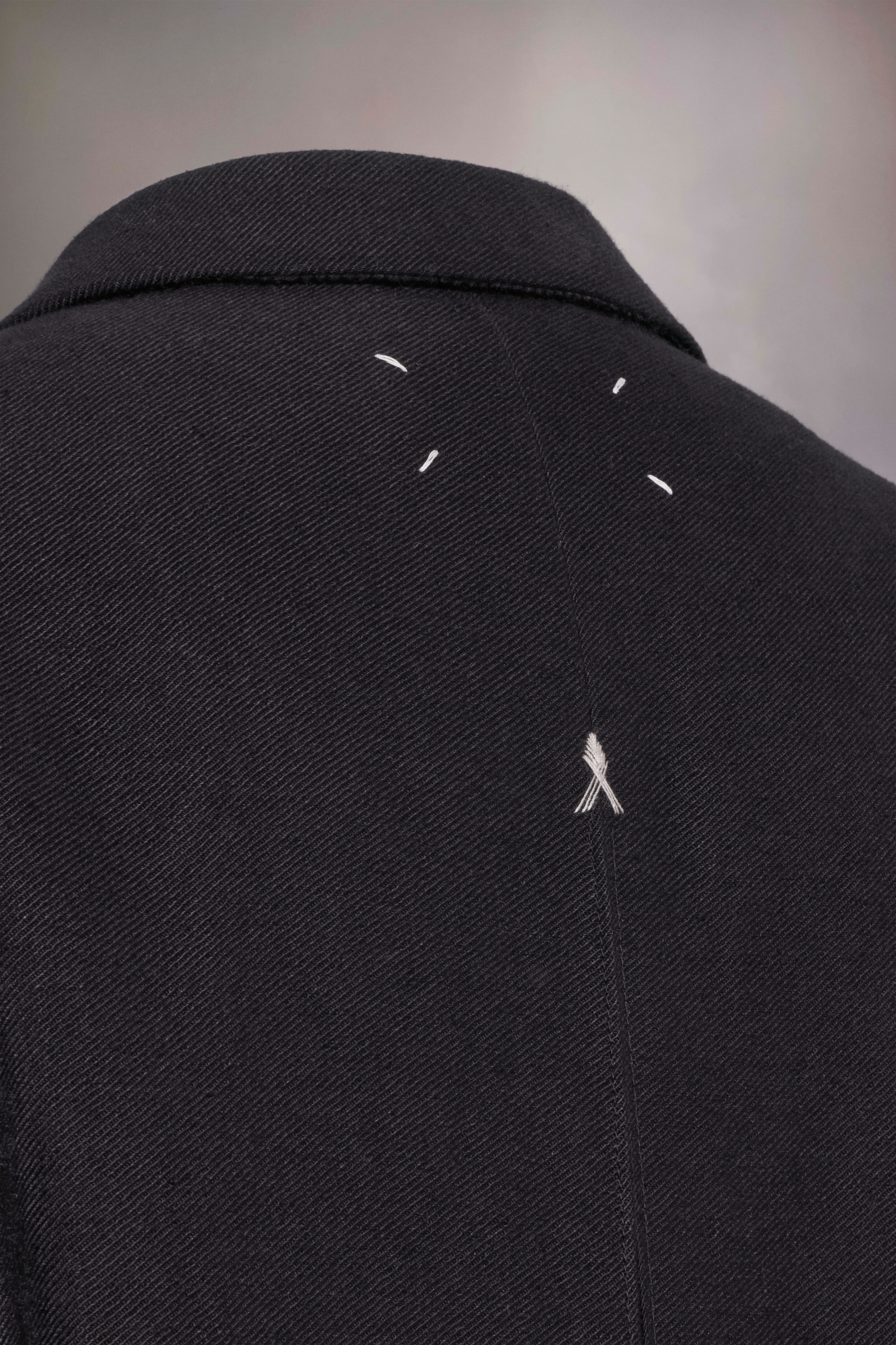 Manteau long tissé