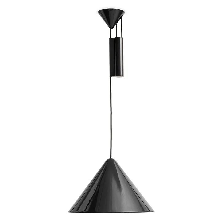 HAY - Compass Pendelleuchte, höhenverstellbar, Ø 43 cm, Aluminium gebürstet