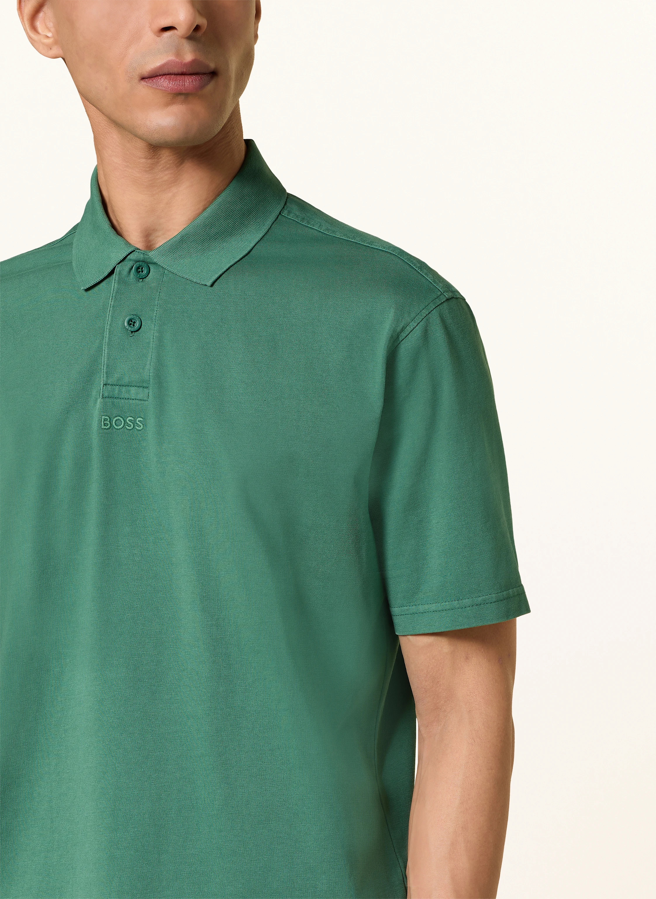 BOSS Piqué-Poloshirt PE_DYE