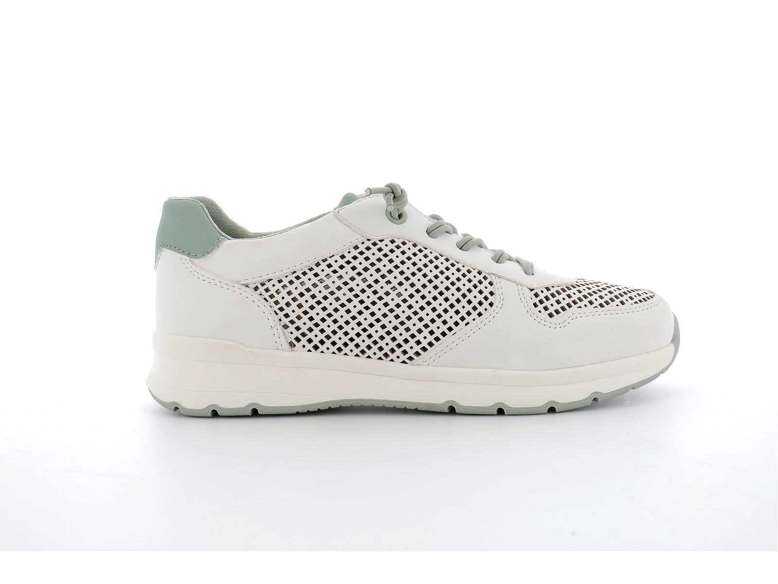 Jana  shoes-23668 Synthétique Blanc Vert