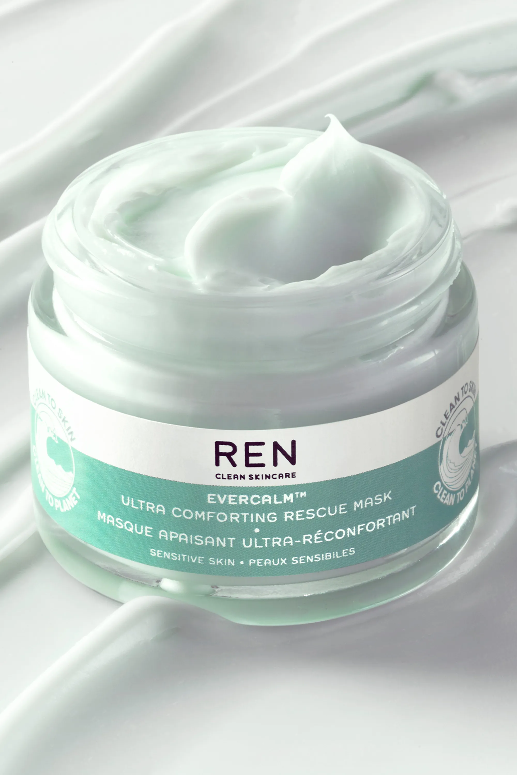 REN Masque apaisant ultra-réconfortant EverCalm-50 ml