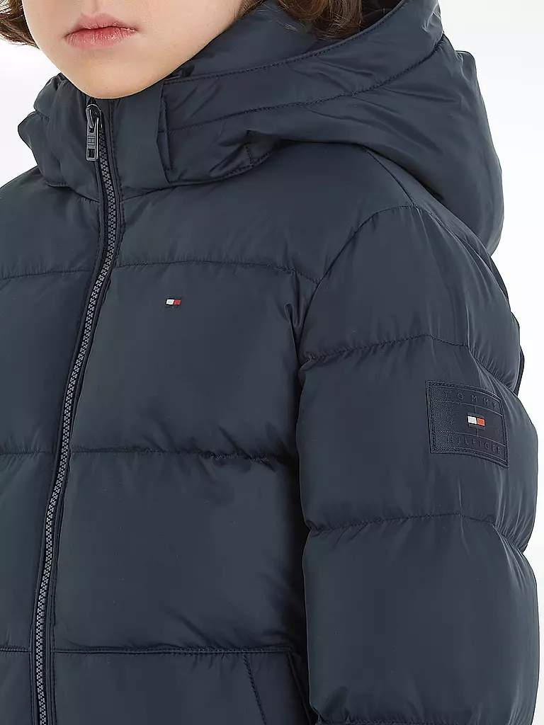 TOMMY HILFIGER Jungen Steppjacke dunkelblau