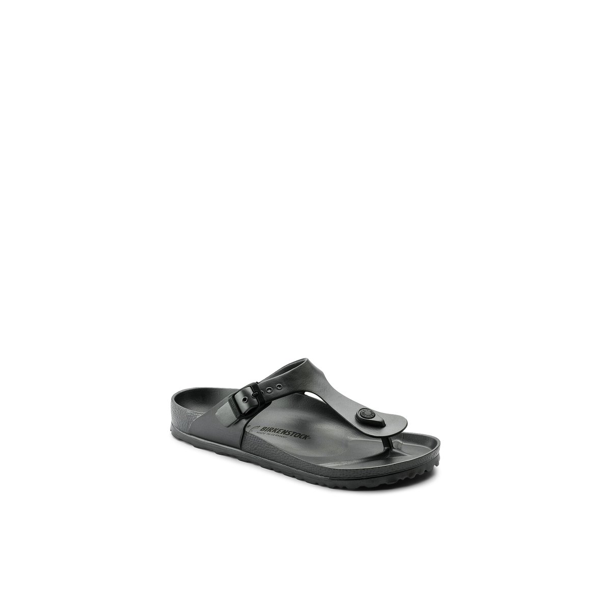 BIRKENSTOCK-Gizeh_eva-Tongs sandales à talon plat - Talon plat - Gris Foncé