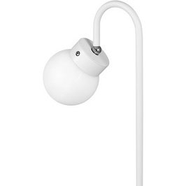 Lampadaire à LED rechargeable Flare bubble, blanc mat