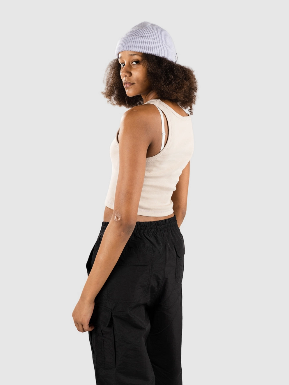 Blue Tomato Rib Tank Top sand