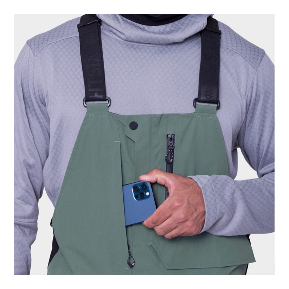 686 GORE-TEX STRETCH DISPATCH - Salopette ski Homme cypress green