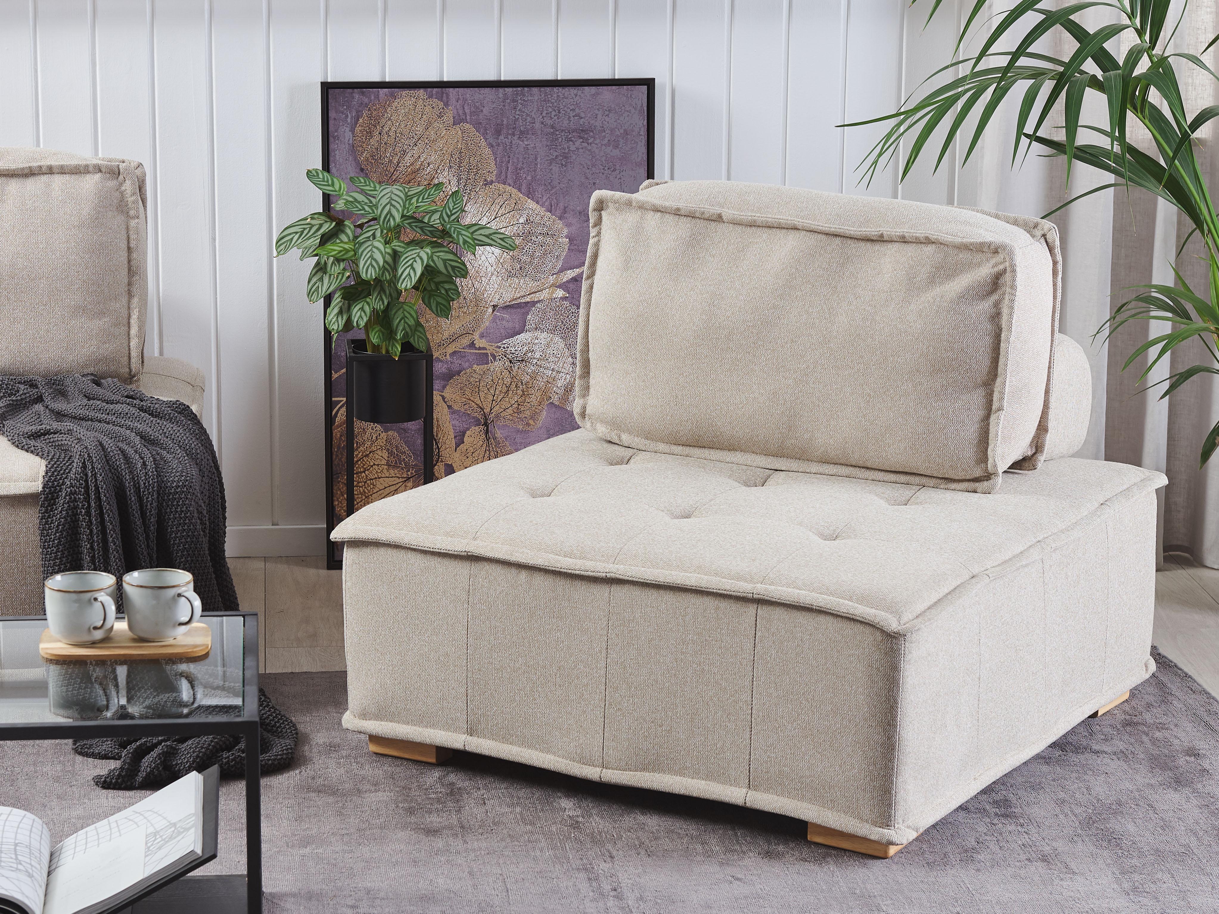 Zitmodule TIBRO Stof Lichtbeige
