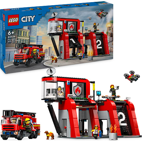 LEGO City Brandstation med brandbil 60414