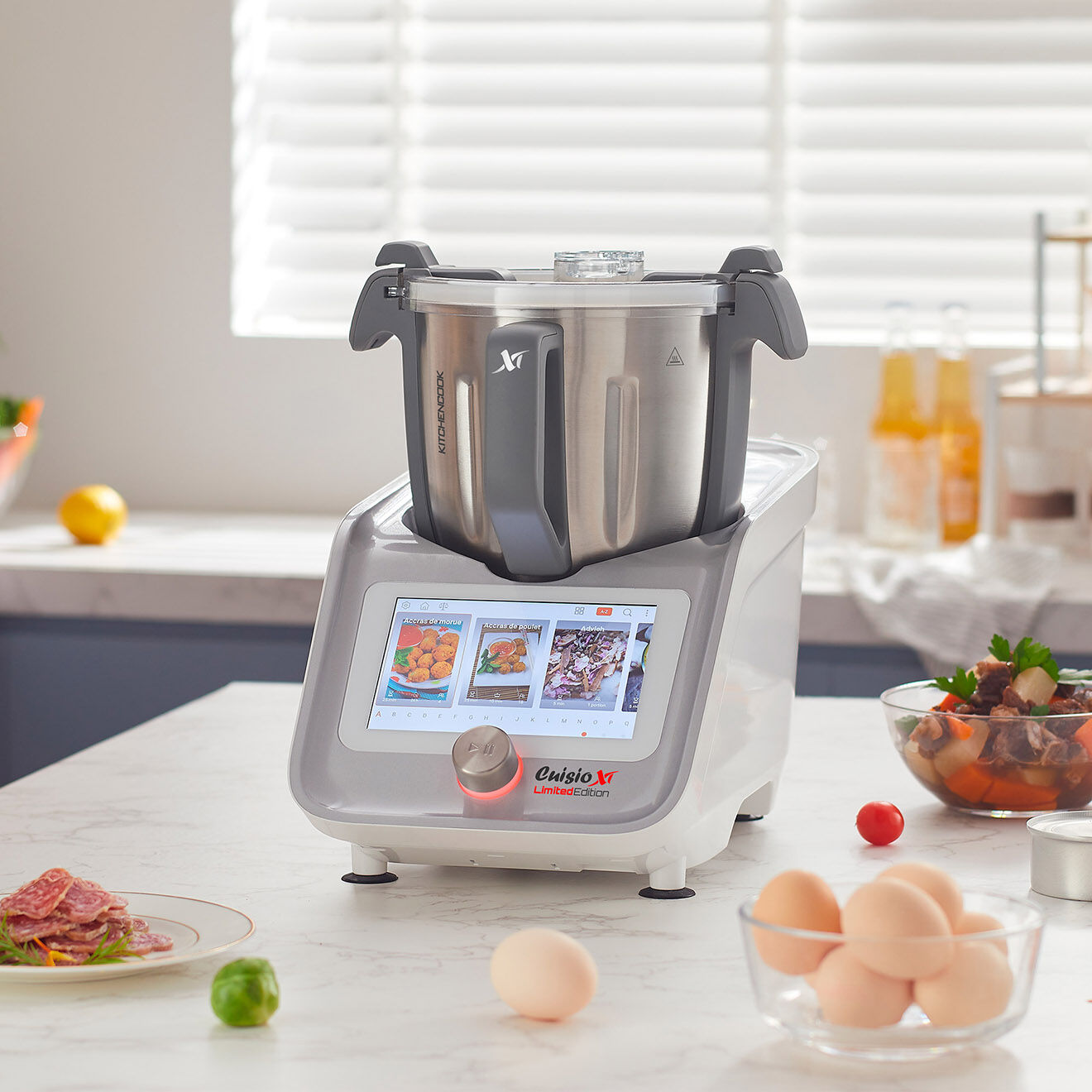 Kitchencook Robot Cuiseur connecté Cuisio multifonction multicolore - 3 L